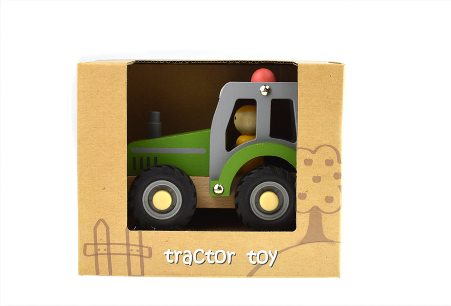 Calm & Breezy Tractor with Rubber Wheels - Green - Kohl and Soda