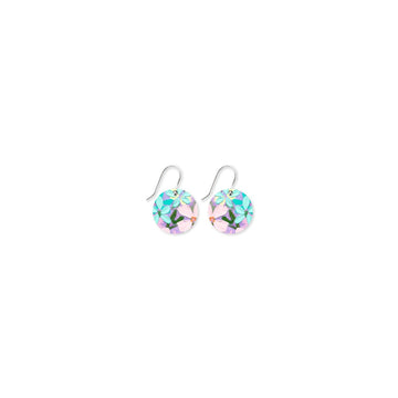 Floating Florals Circle Drop Earrings - Kohl and Soda