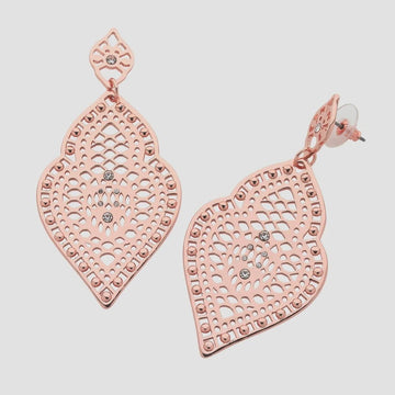Shop Frida Earrings Rose Gold - At Kohl and Soda | Ready To Ship!
