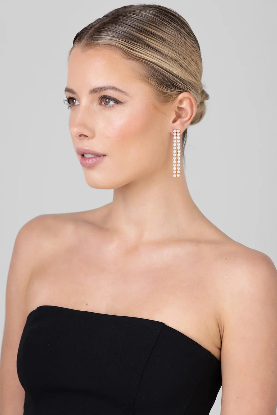 Shop Garland Gold Pearl Earrings - At Kohl and Soda | Ready To Ship!