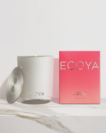 Guava & Lychee Deluxe Madison Candle - Kohl and Soda