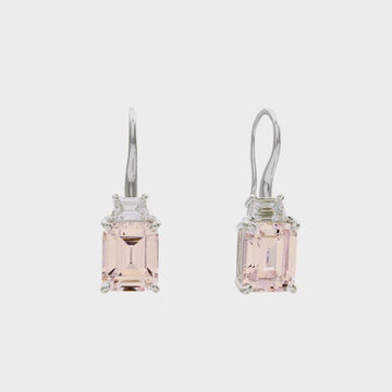 Josephine Pale Pink Earrings - Kohl and Soda