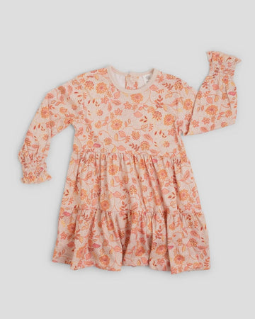 Shop Lottie Dress - Pink Vine - At Kohl and Soda | Ready To Ship!