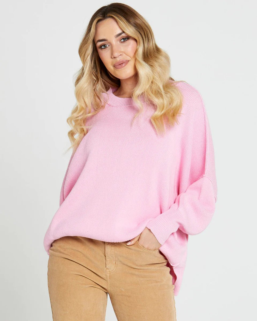 Shop Marie Oversized Knit Top - At Kohl and Soda | Ready To Ship!