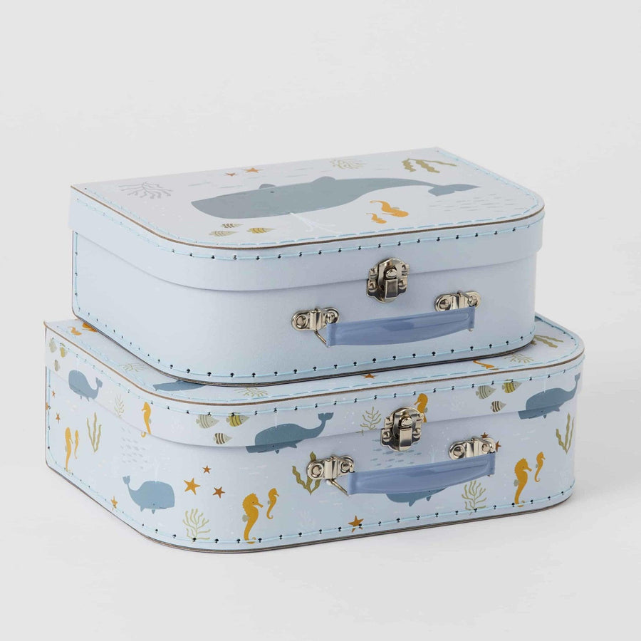 Shop Ocean Suitcase Set - At Kohl and Soda | Ready To Ship!