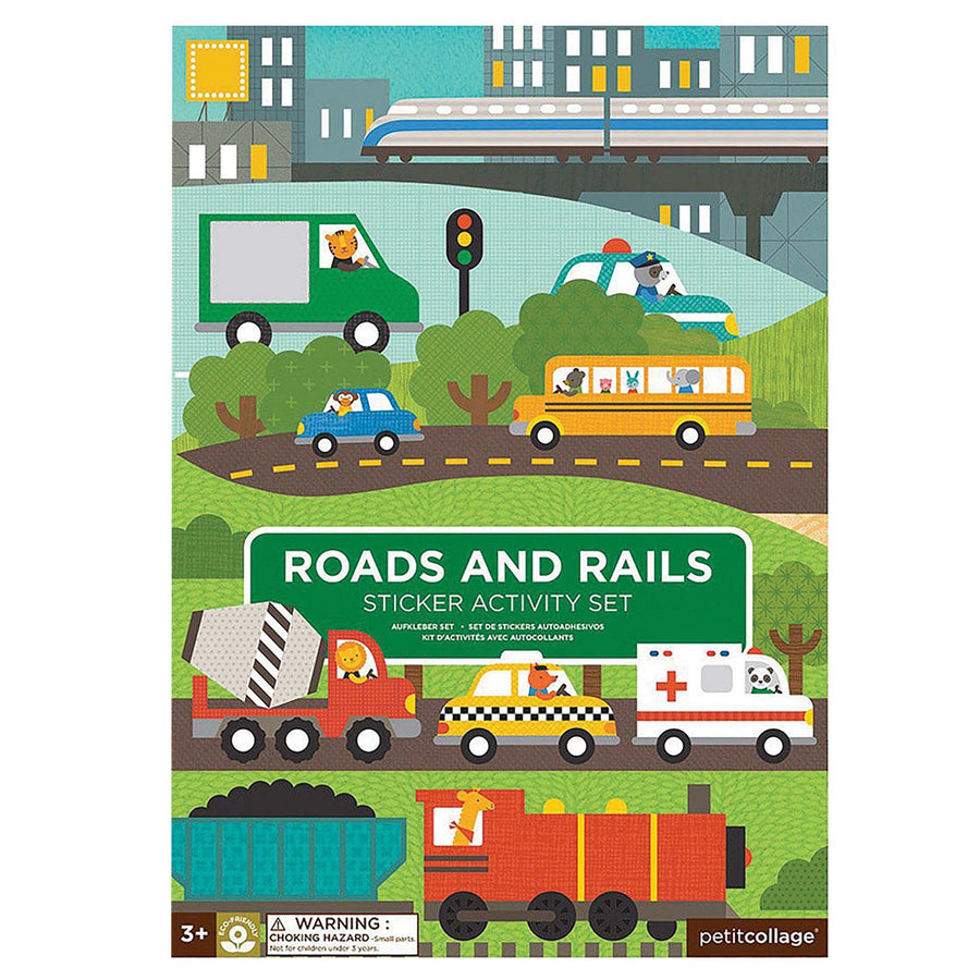 Roads & Rails Sticker Set - Kohl and Soda