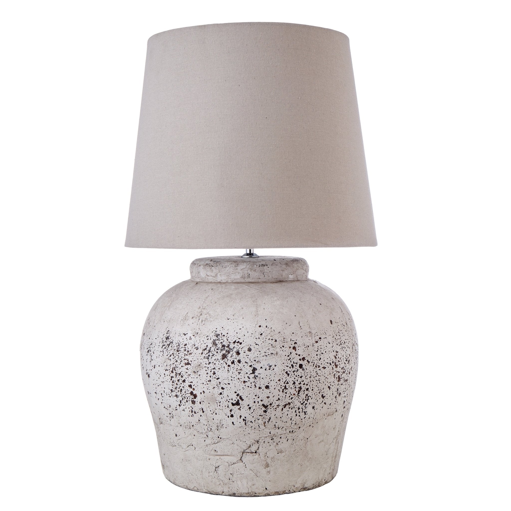 Rustic shop ceramic lamp