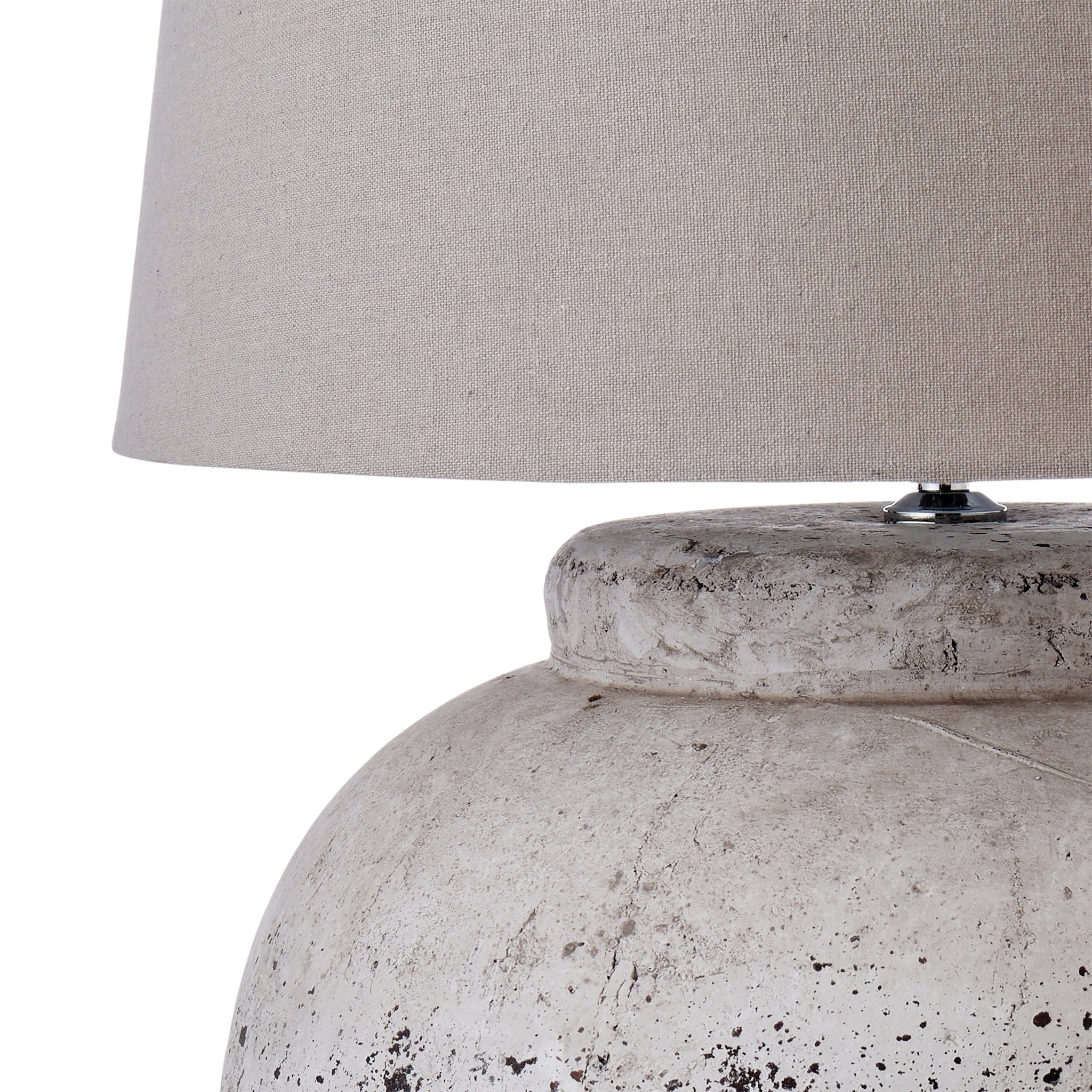 Rustic stone store table lamps