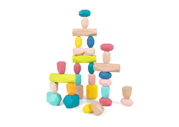 Shop Wooden Stacking Stones - At Kohl and Soda | Ready To Ship!