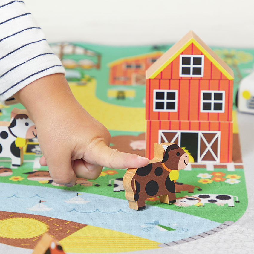 Janod Countryside Blocks Set
