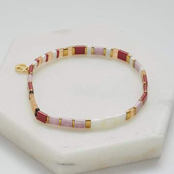 Tile Bracelet - Rouge