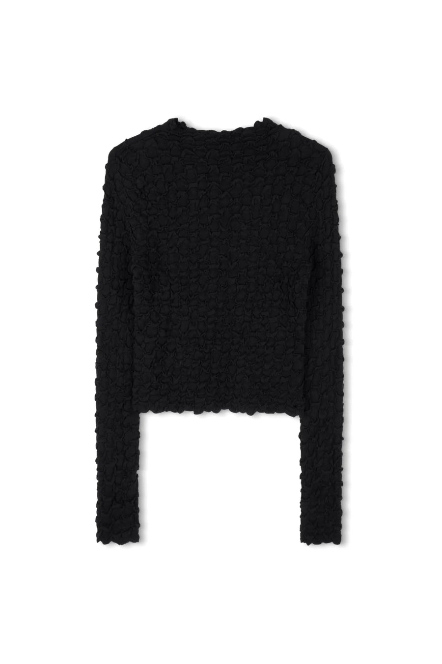 Suvi High Neck Top - Black