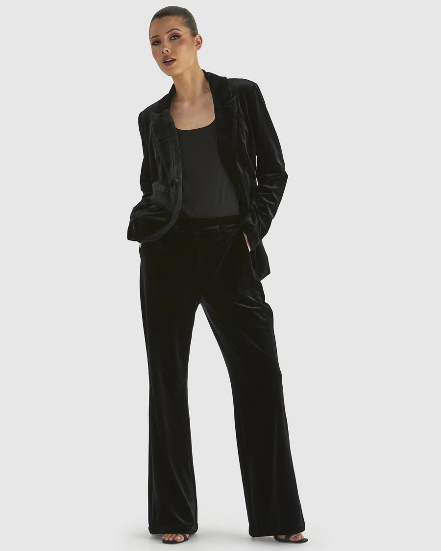 Mustang Sally Velvet Jacket Black