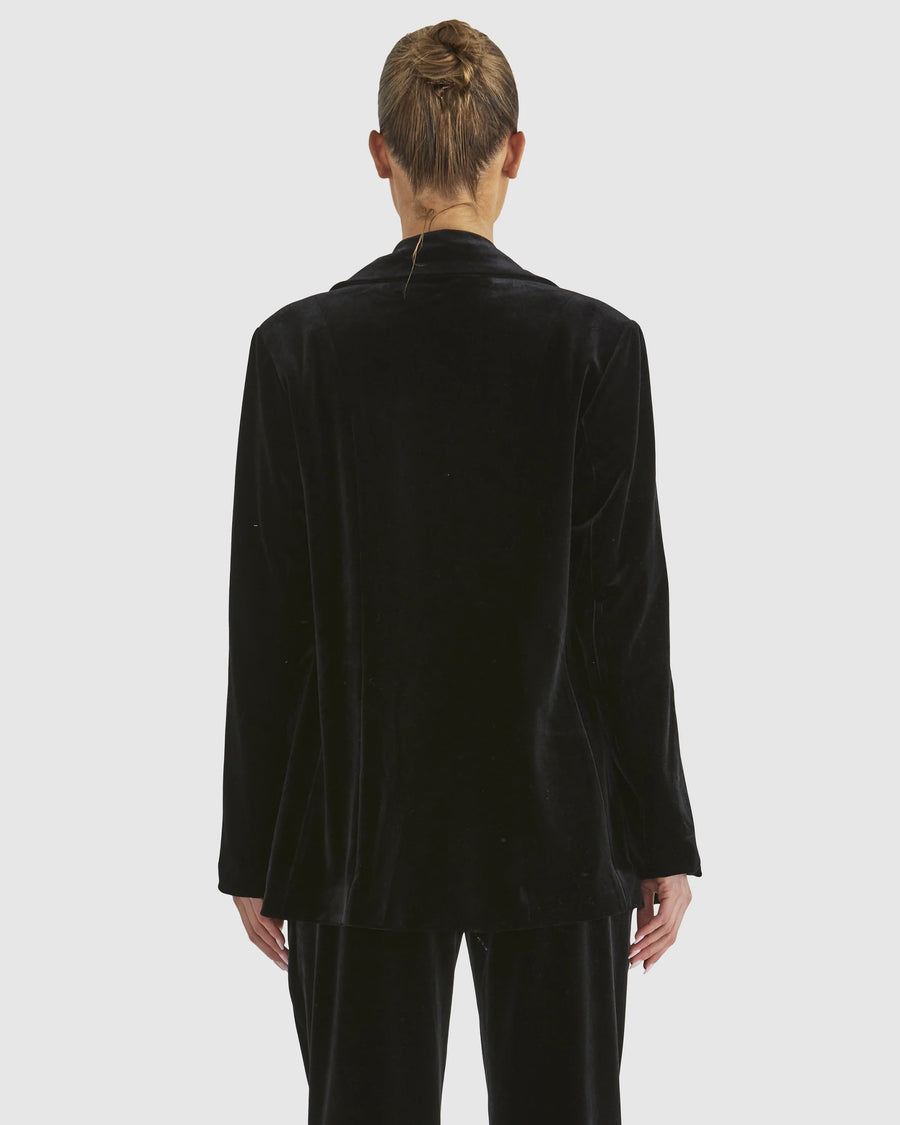 Mustang Sally Velvet Jacket Black