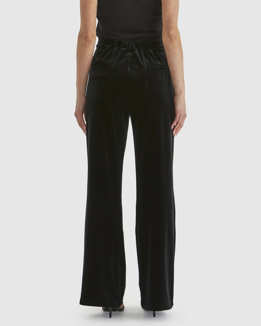 Mustang Sally Velvet Pants Black
