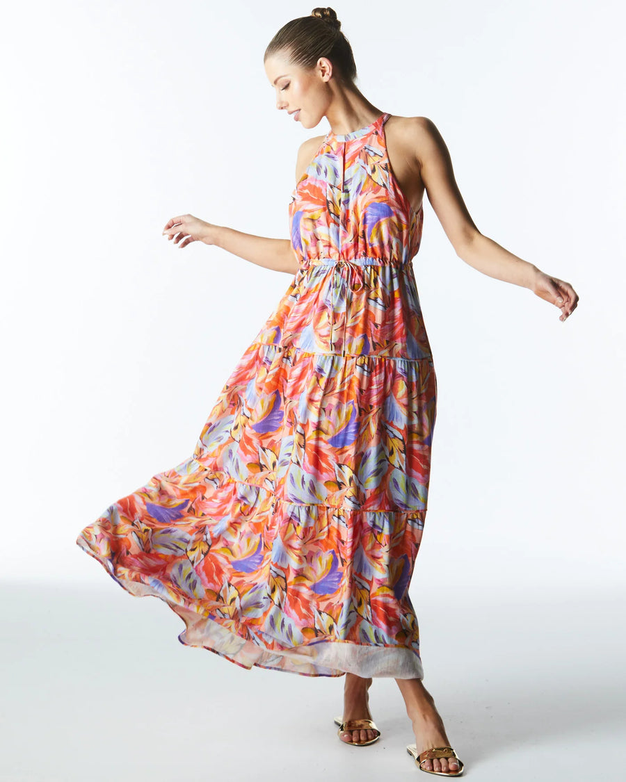 Midsummer Halter Maxi Dress