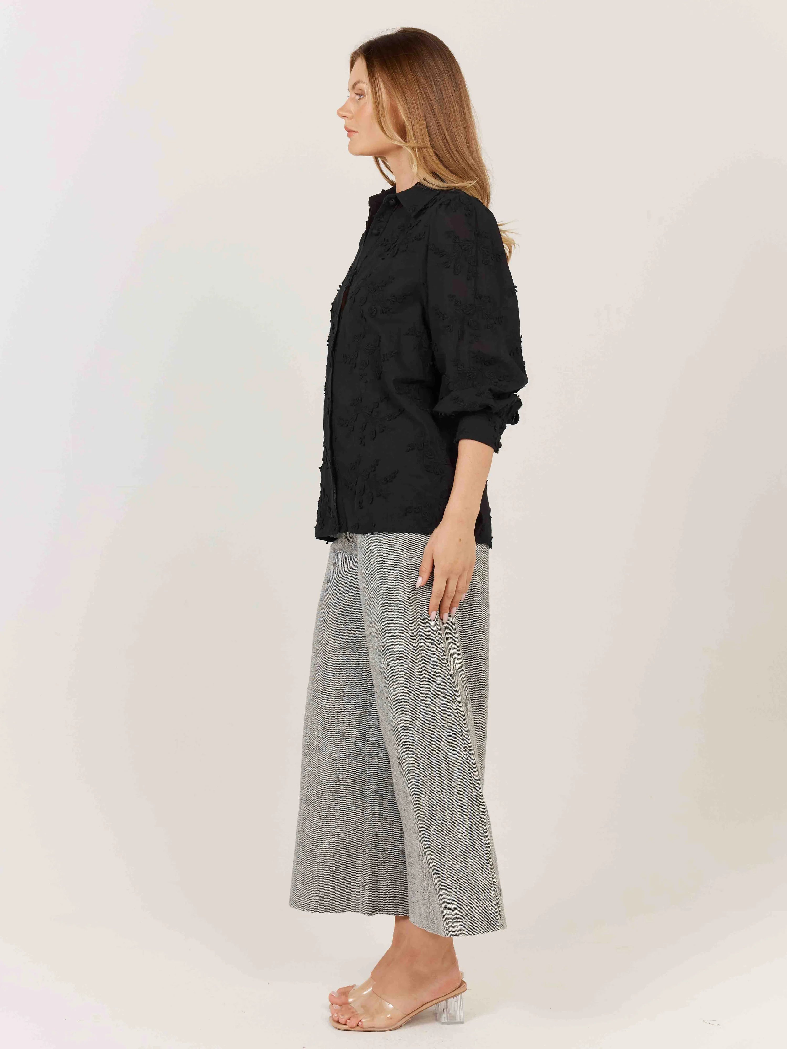 Gardenia Shirt Black