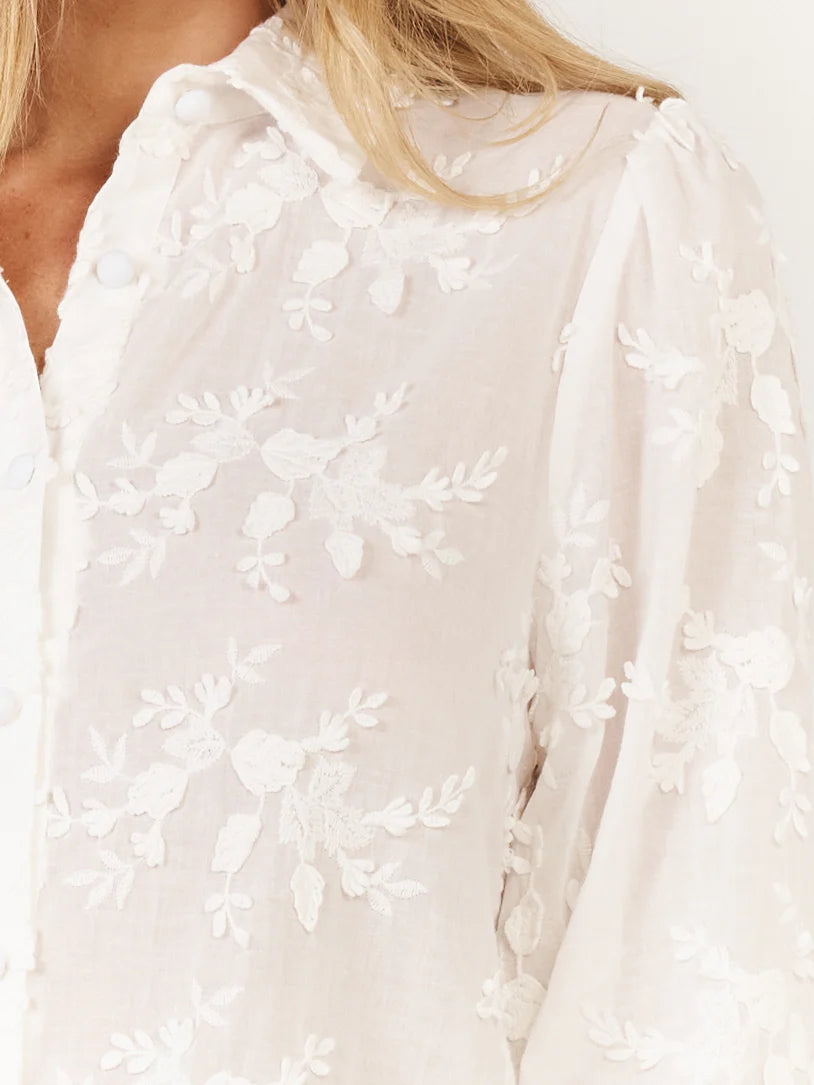 Gardenia Shirt White