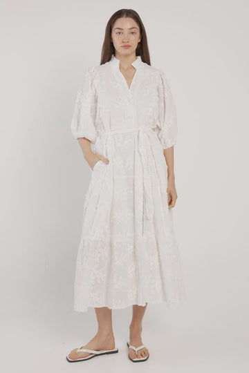 Gardenia Dress White