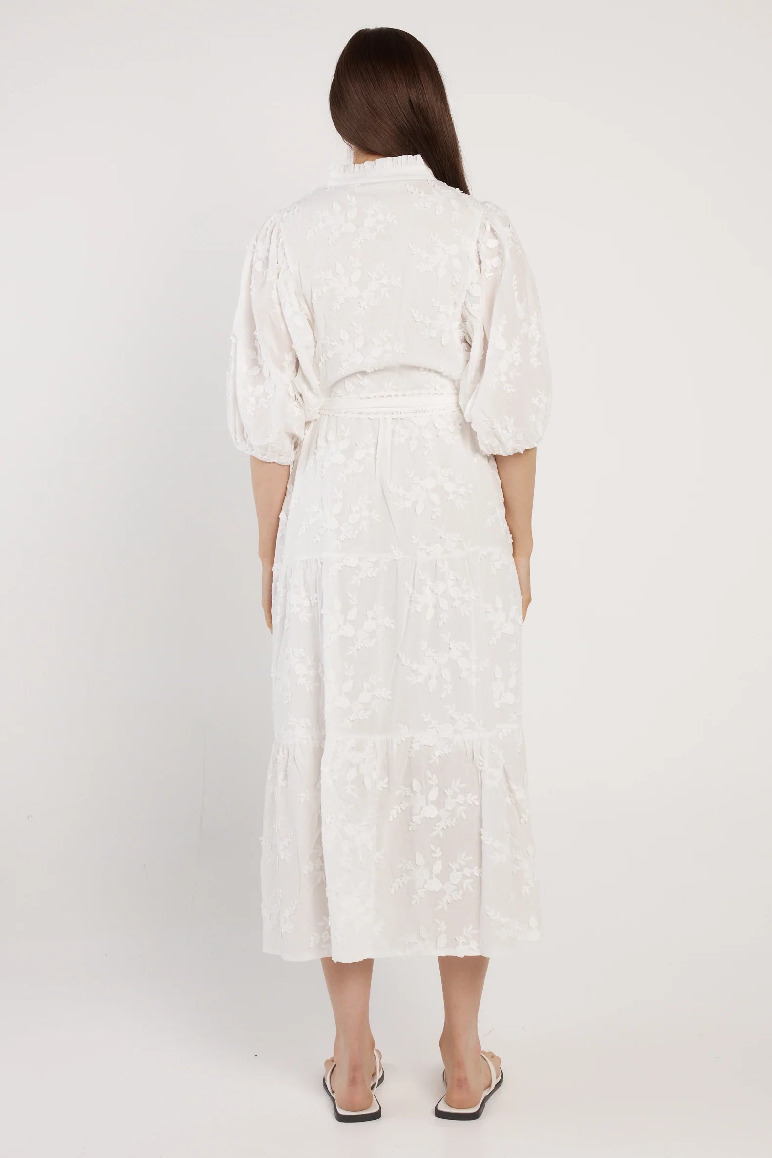 Gardenia Dress White
