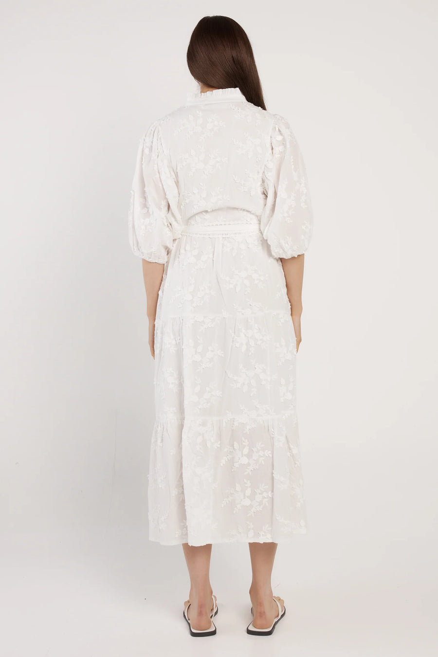Gardenia Dress White