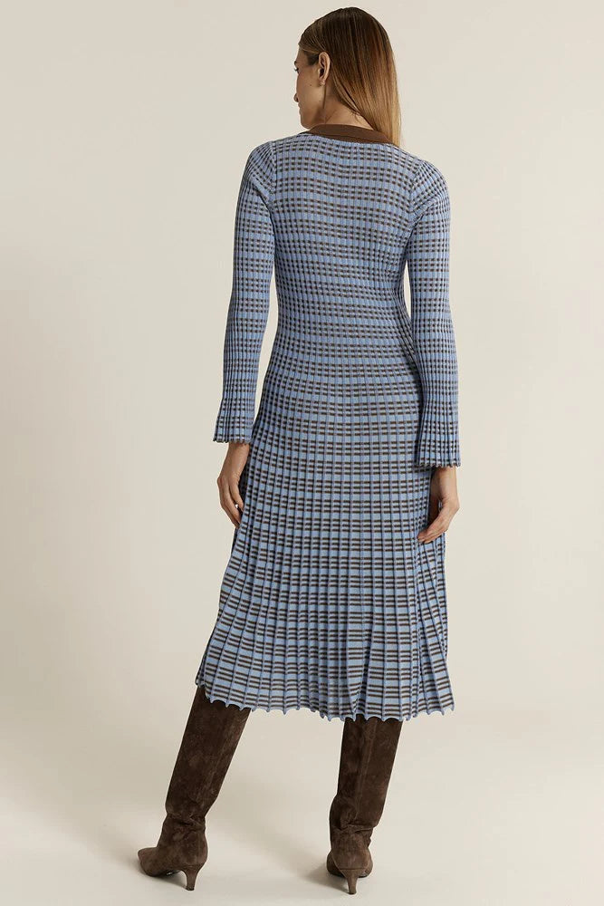 Nesta Check Knit Dress