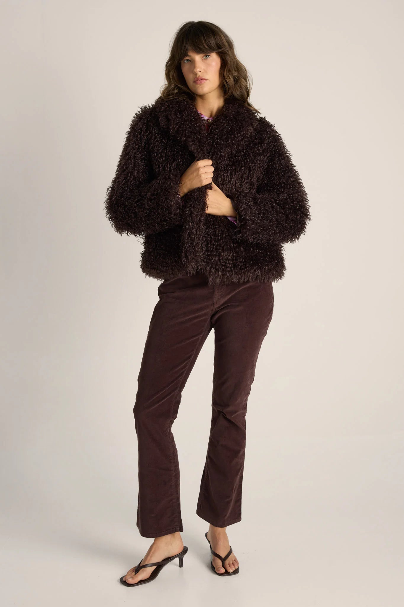 Wynn Cropped Fur Jacket
