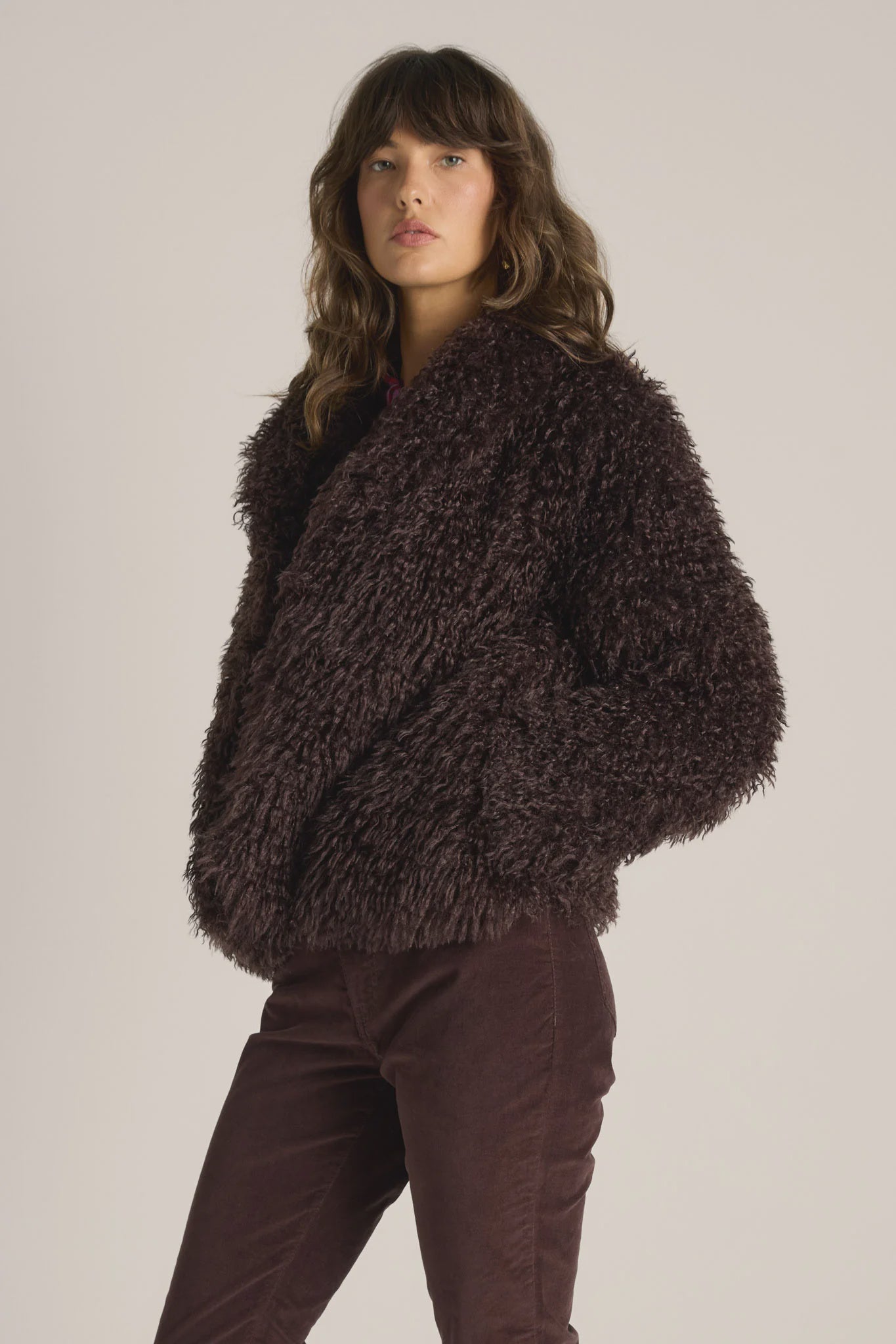 Wynn Cropped Fur Jacket