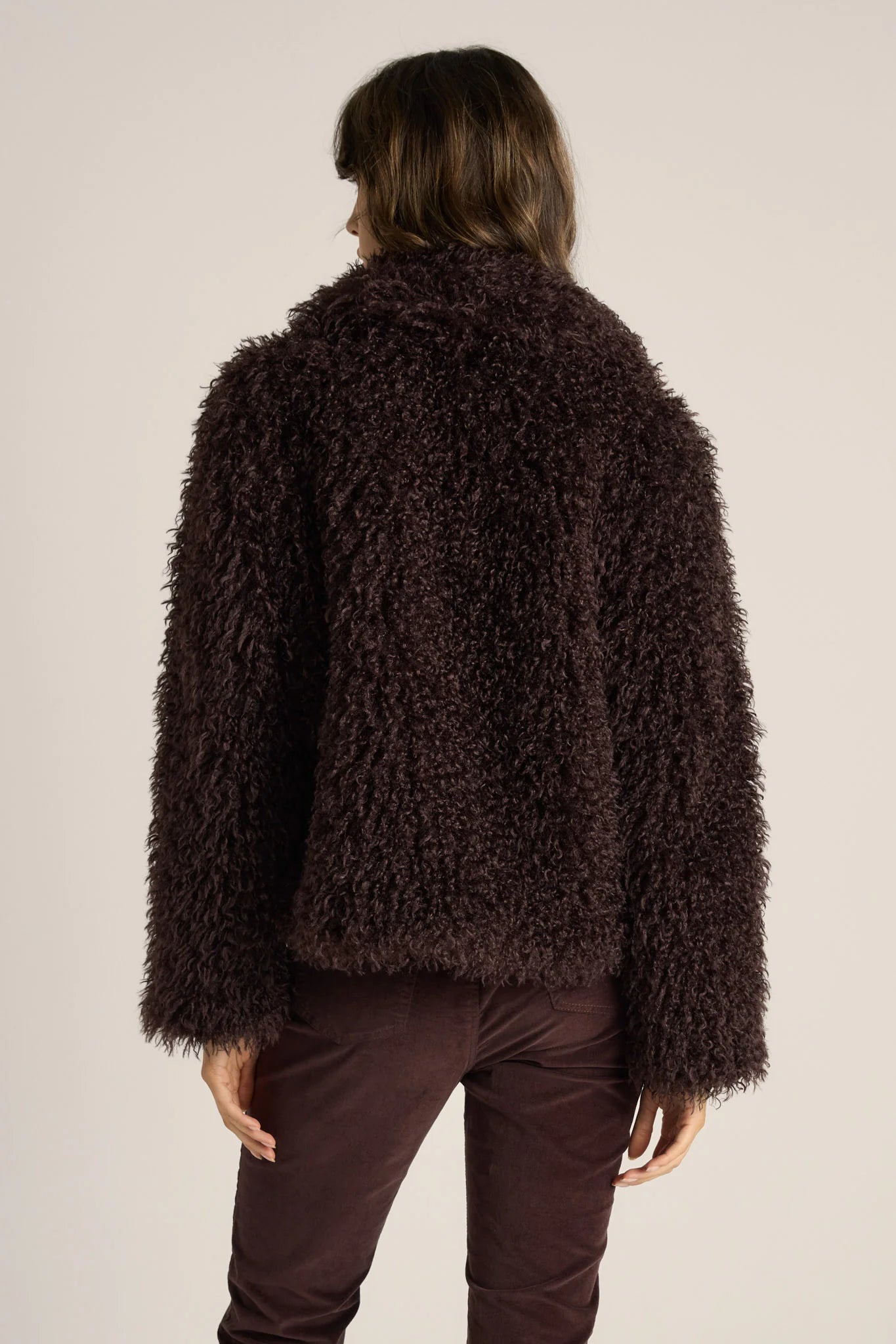 Wynn Cropped Fur Jacket