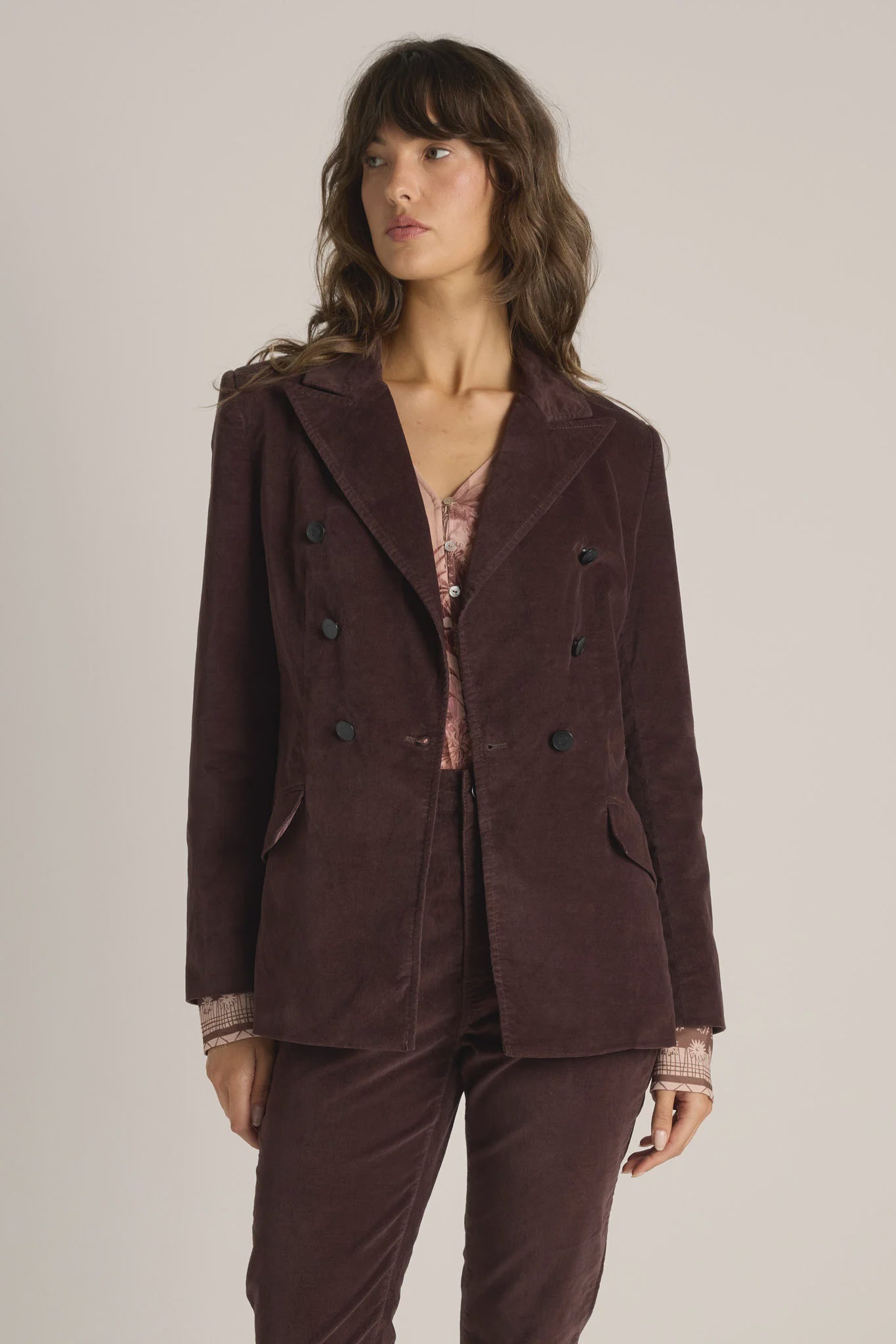 Rhea Velvet Blazer