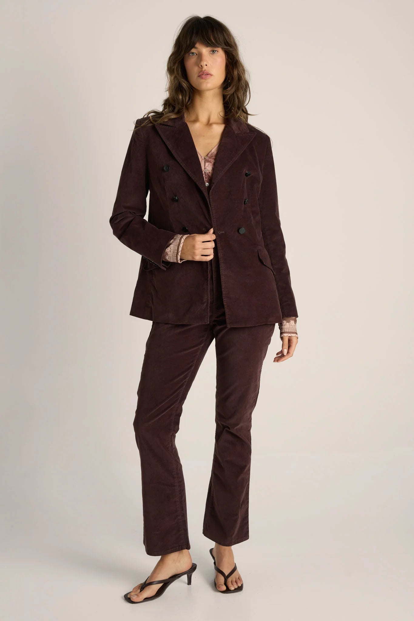 Rhea Velvet Blazer