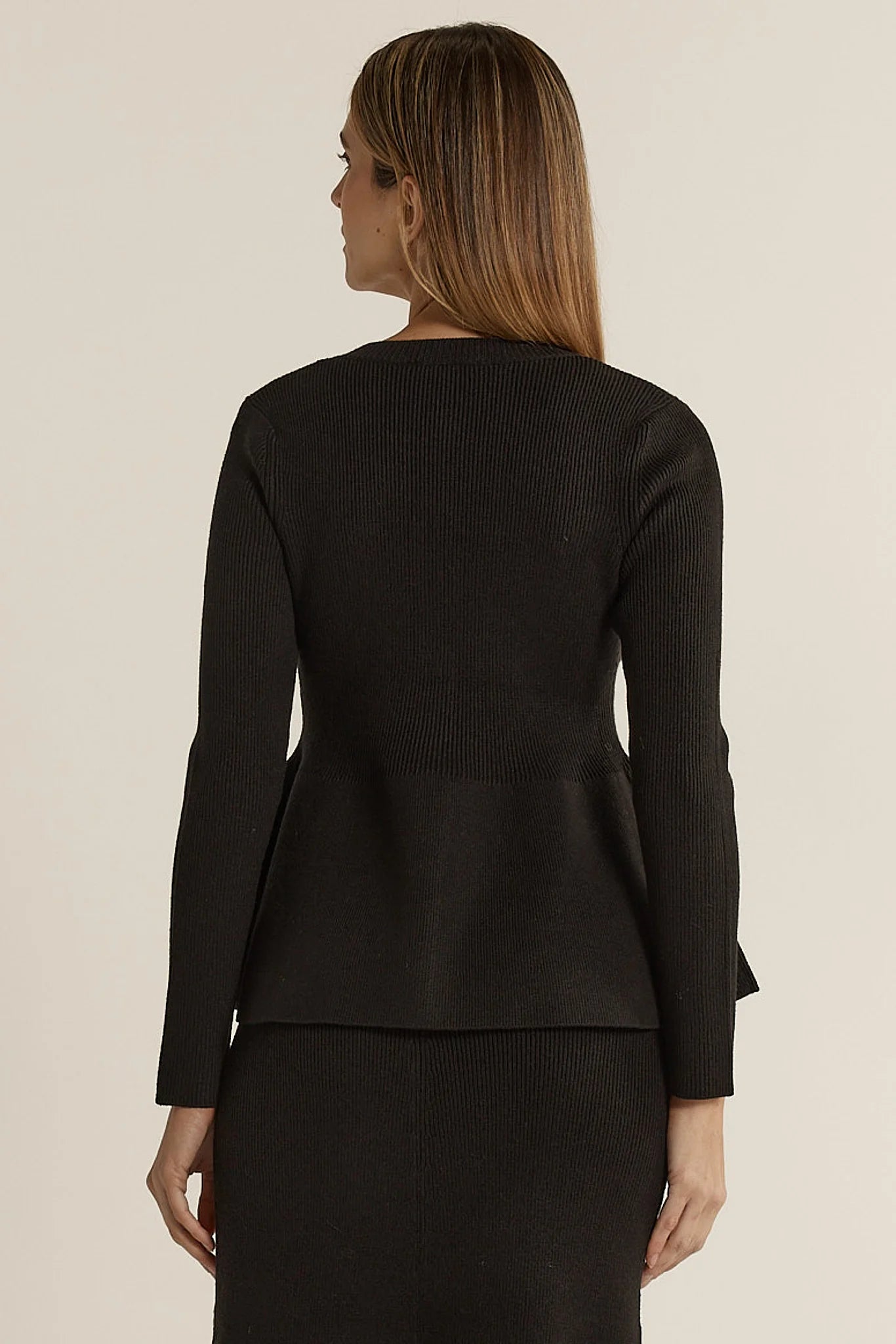 Vale Peplum Cardigan