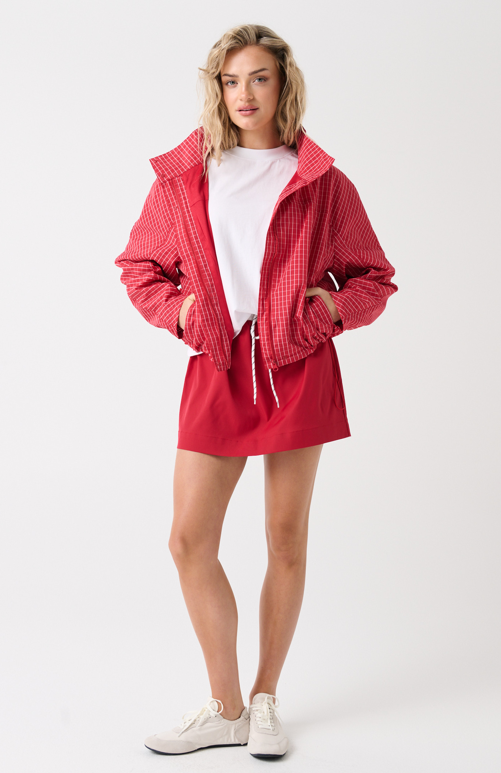 Beau Spray Jacket - Red Check
