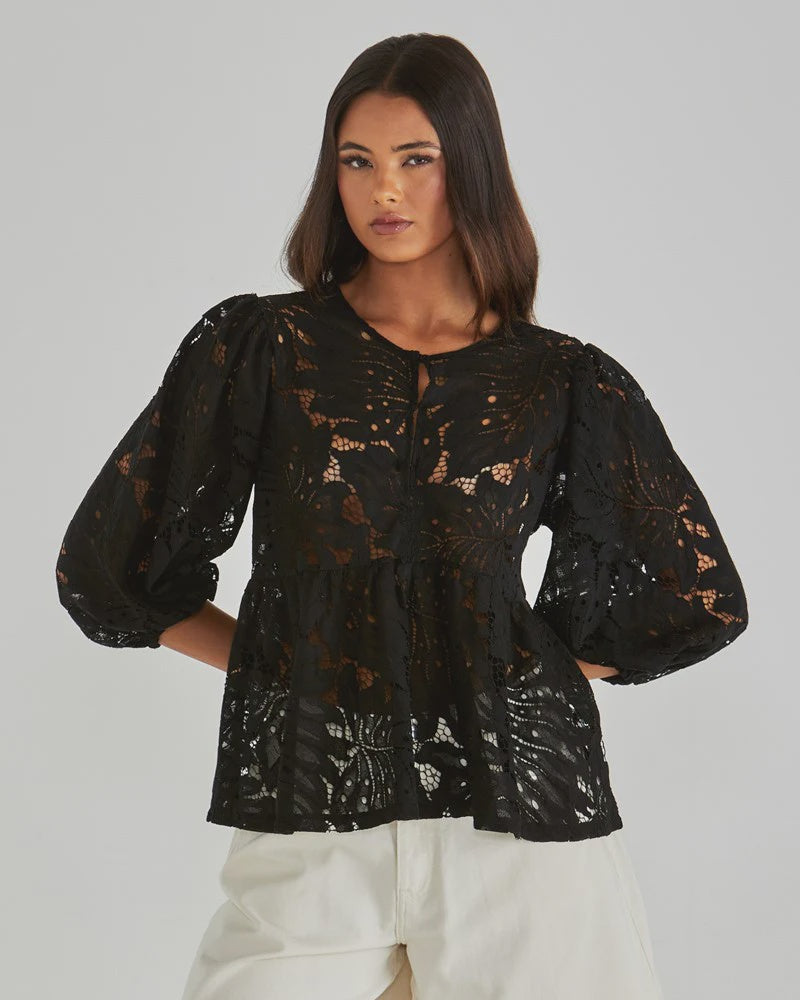 Hilde Peplum Blouse