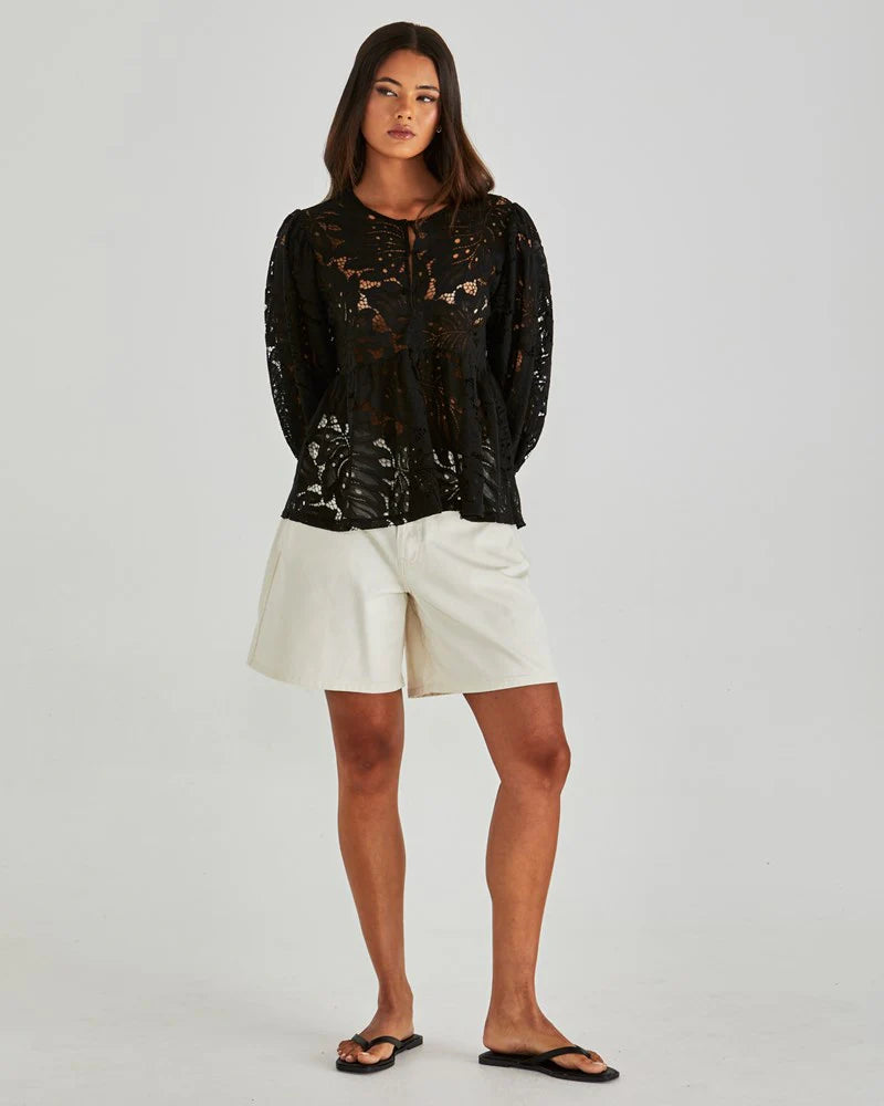 Hilde Peplum Blouse