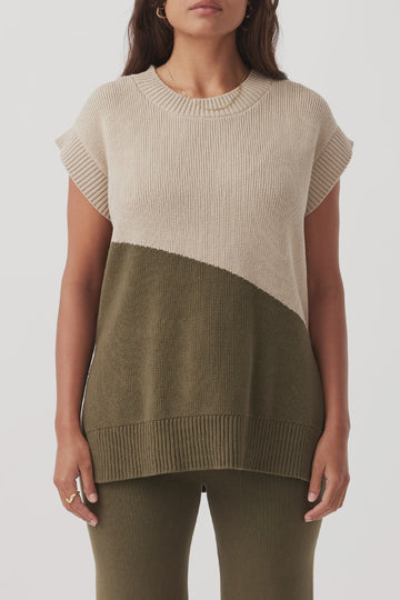 Neo Vest Taupe & Olive