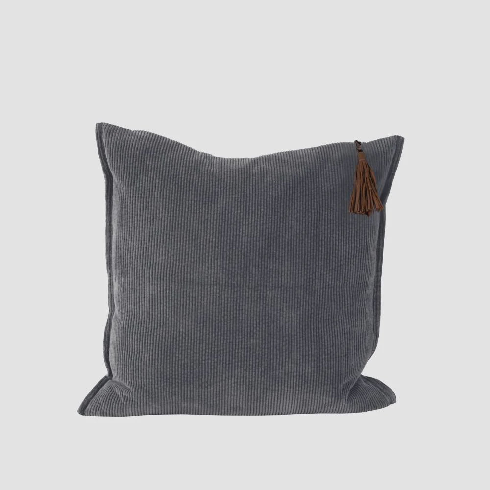 Hudson Corduroy Cushion Midnight 60x60cm
