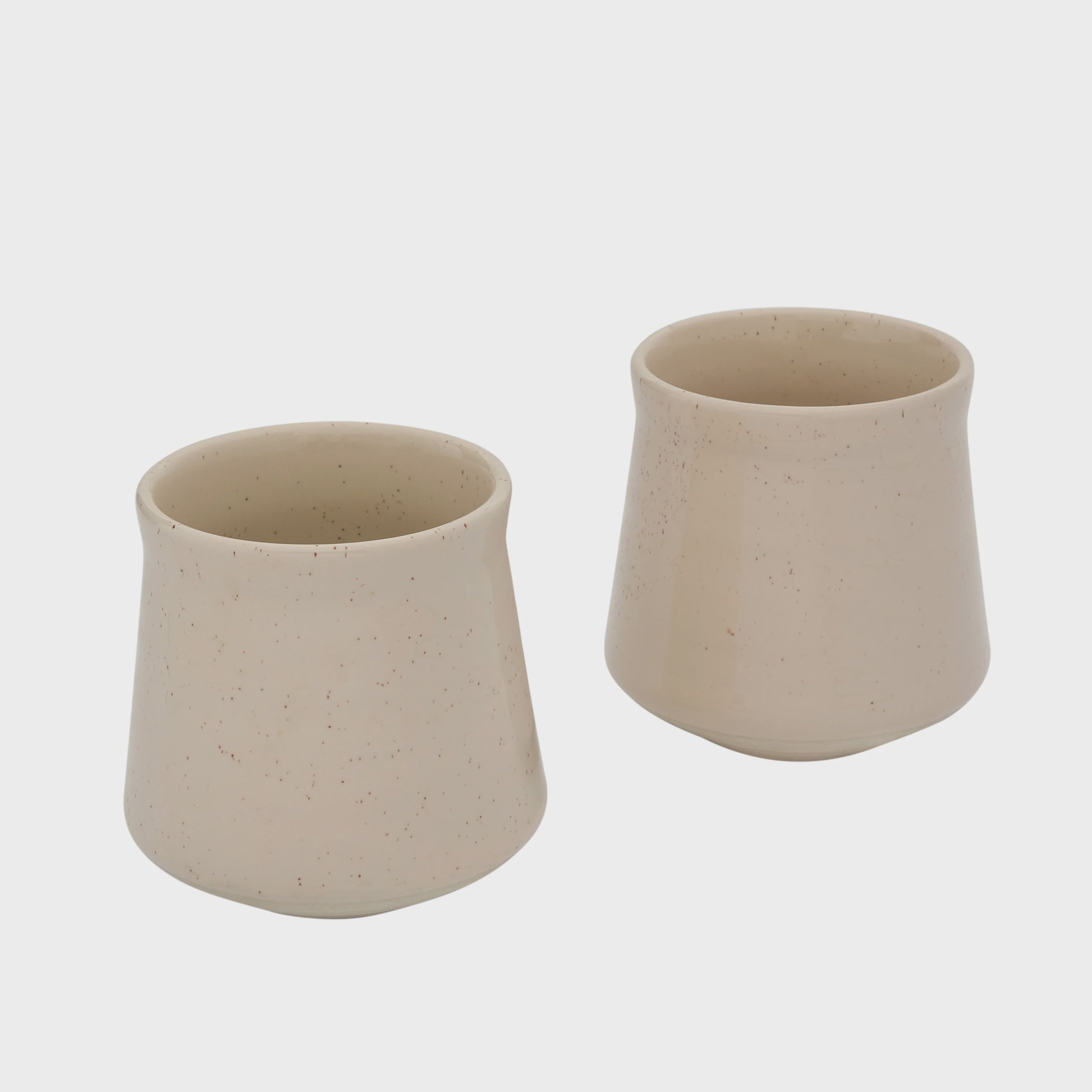 Matcha Latte Mug Set in White 2pc