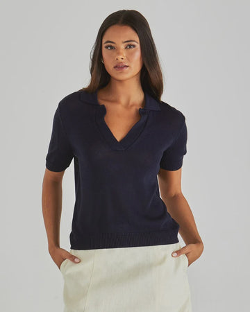 Abbie Knit Polo