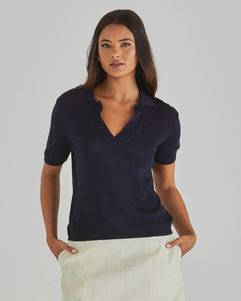 Abbie Knit Polo