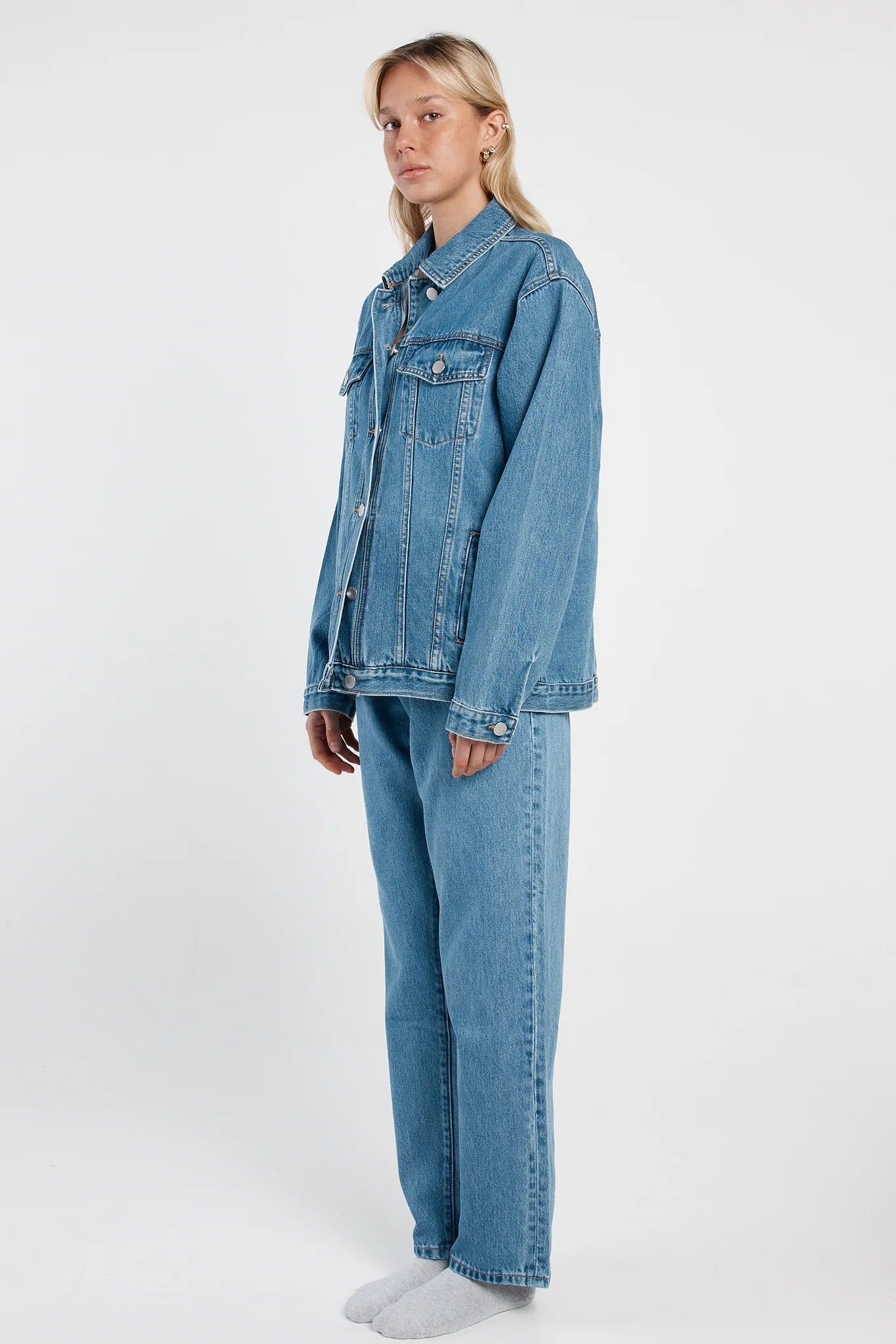 Kalani Straight Leg Jeans Classic Blue