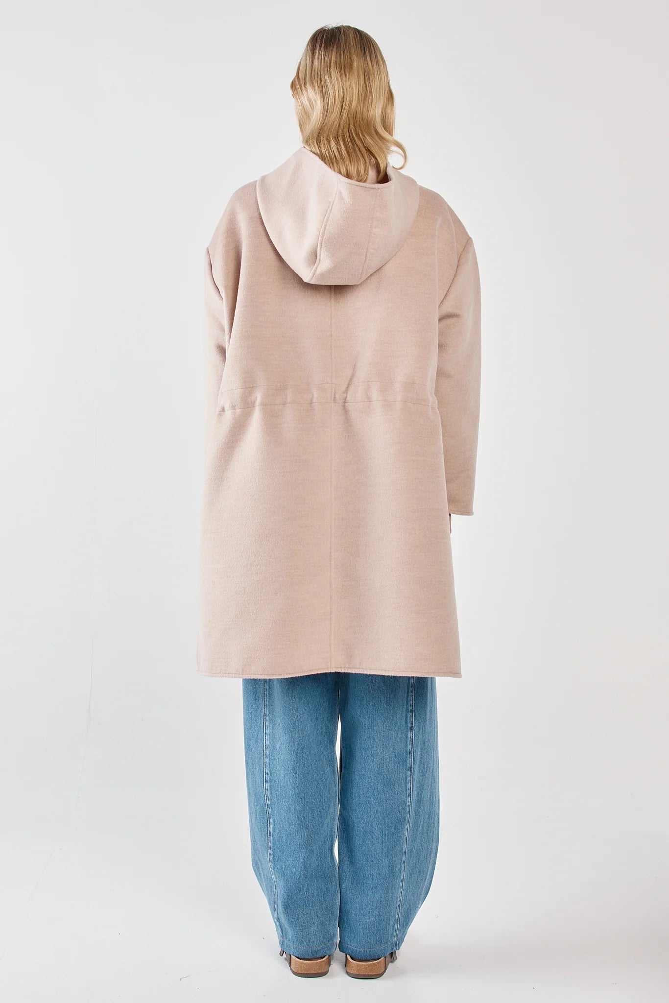 Maxi Hooded Coat Oat