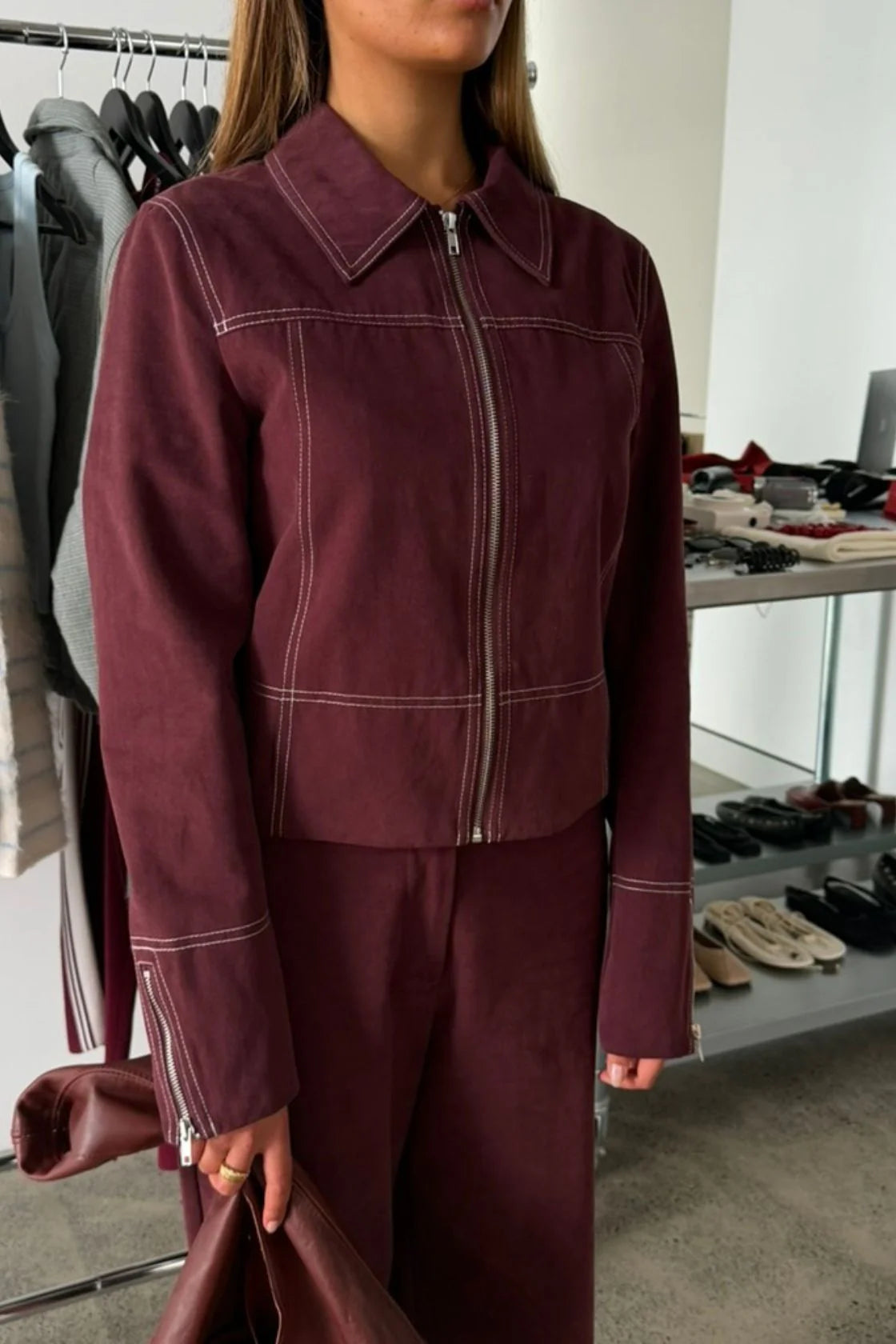 Benny Jacket - Merlot