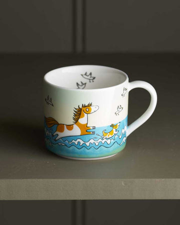 Noni The Pony  Goes to the Beach Mug