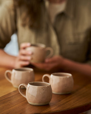 Mineral Mugs / Moonstone Set of 4