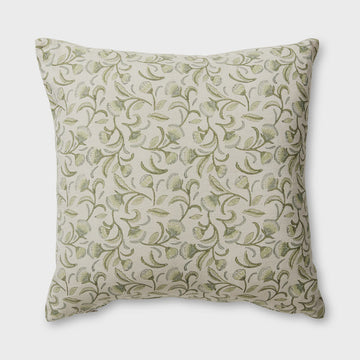 Lalita Green Block Cushion 50cm