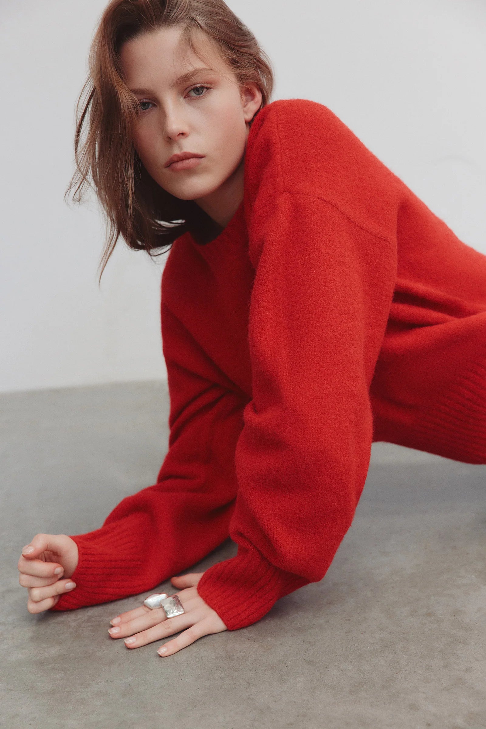 Elsie Knit Vermillion