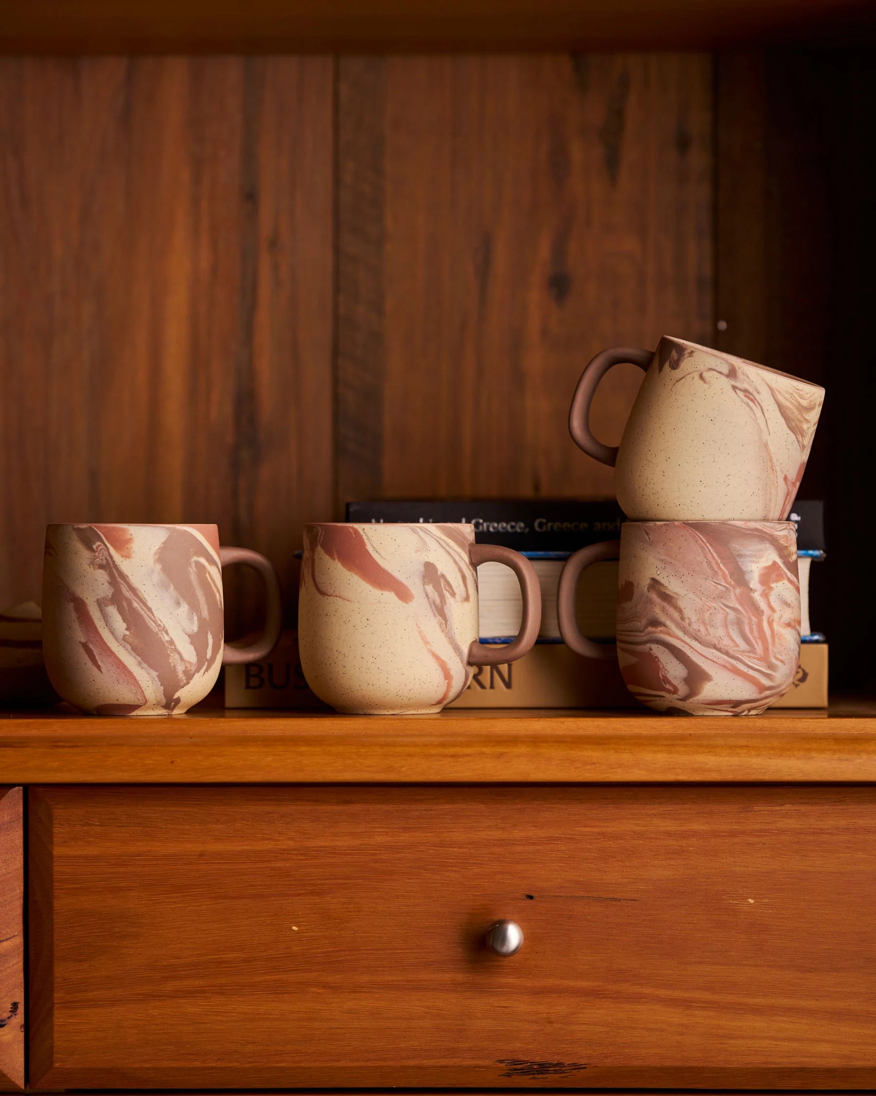 Jumble Mug set of 4 in Terra