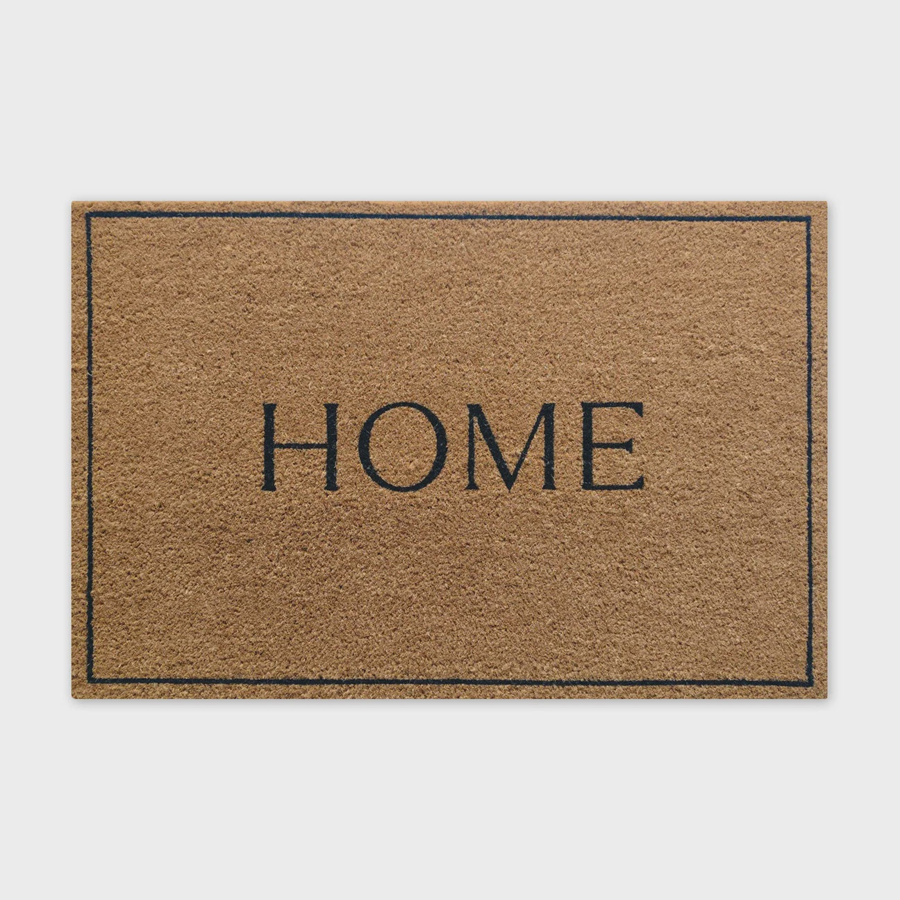 Home Black Doormat