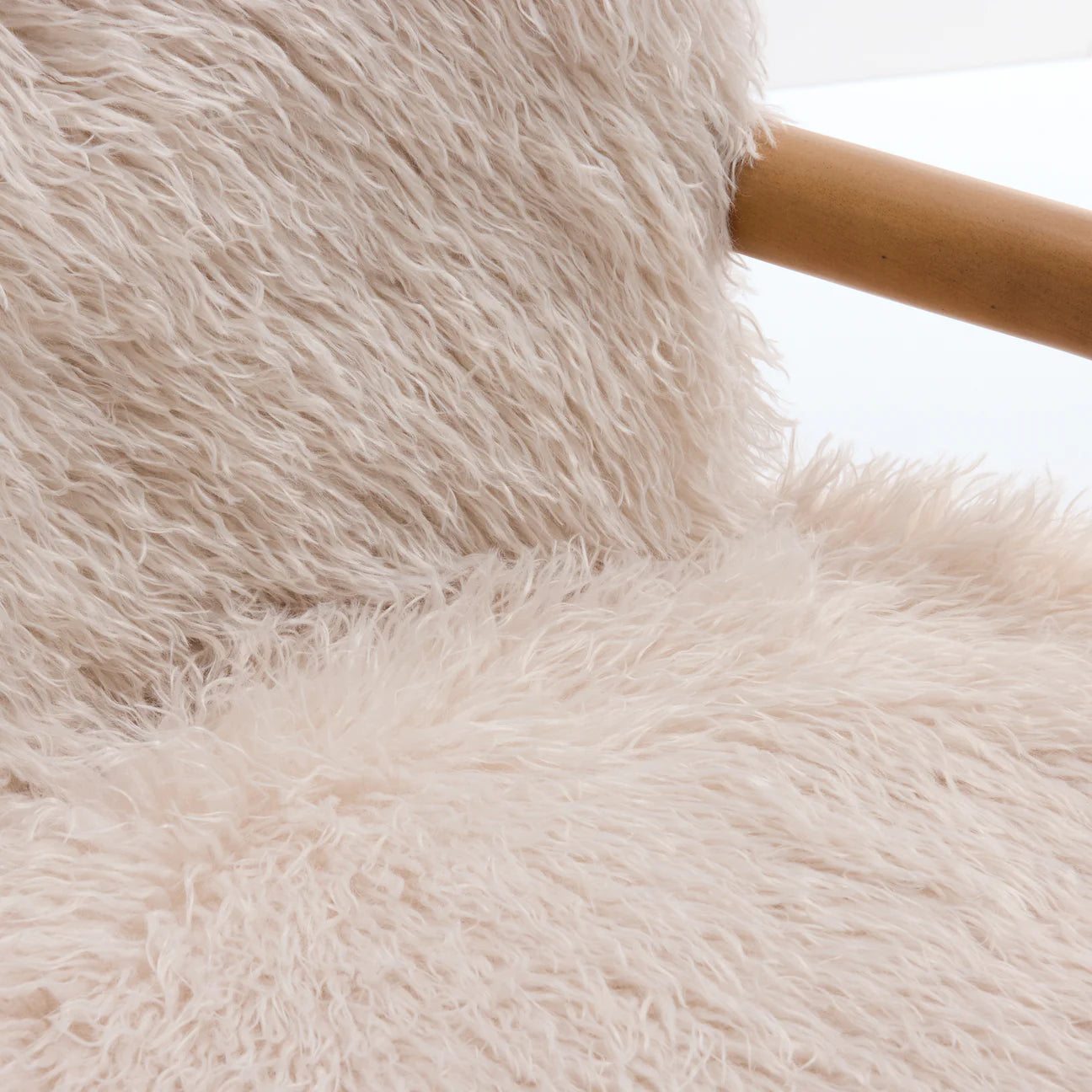 Kristoff  Ivory Fur Chair